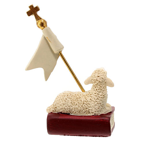 Statue of the Paschal Lamb, resin, 4 in 5