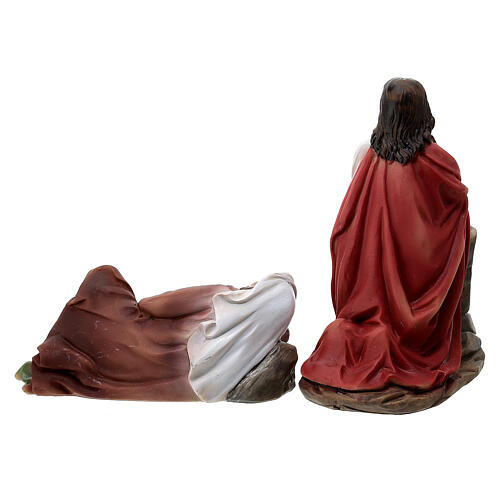 Jesus und Apostel im Garten Gethsemane, 4 Figuren, Resin, handbemalt, für 10 cm Krippe 11