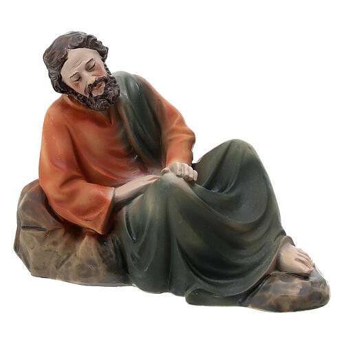 Jésus et les apôtres au Jardin des Oliviers 4 pcs résine peinte main pour crèche de 14 cm 5