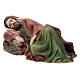 Gesù e apostoli orto degli Ulivi 4 pz resina dipinta a mano 10 cm s7