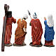 Jesus Ascent to Calvary Passion scene 4 pcs hand painted resin 15 cm s10