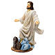 Resurrection of Jesus scene 4 pcs hand painted resin 10 cm s4