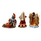 Resurrection of Jesus scene 4 pcs hand painted resin 10 cm s7