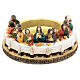 Candle holder Last Supper, resin, for 8 cm candles s1