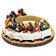 Candle holder Last Supper, resin, for 8 cm candles s3