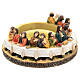 Candle holder Last Supper, resin, for 8 cm candles s4