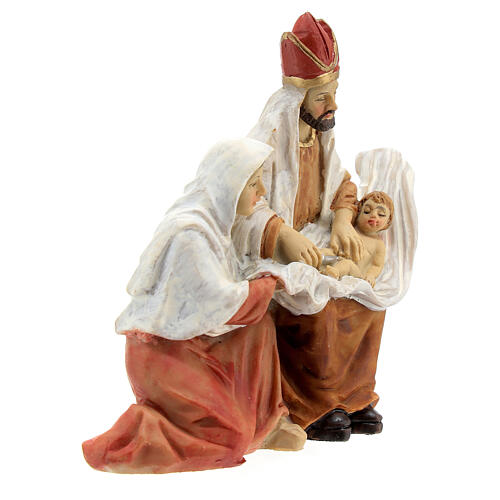 Scène circoncision Enfant Jésus 10 cm set 4 pcs 6