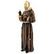 Statua Padre Pio resina dipinta 45 cm s3