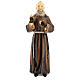 Padre Pio statue painted resin 45 cm s1