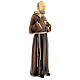 Padre Pio statue painted resin 45 cm s5