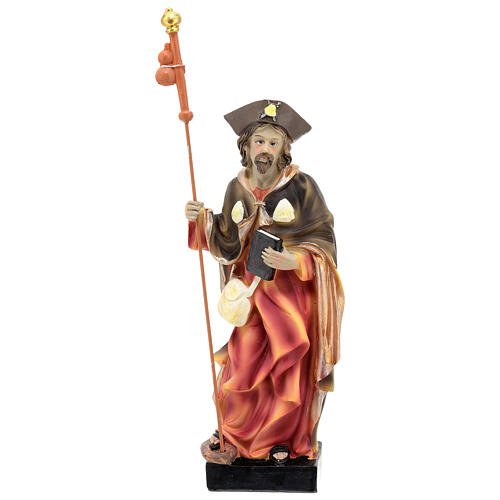 Statue of St. James, resin, 8 in 1