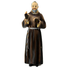 Statuette Padre Pio résine 20 cm