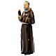 Statuina Padre Pio resina 20 cm s3