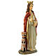 Saint Barbara, resin statue with golden details, 8 in s4
