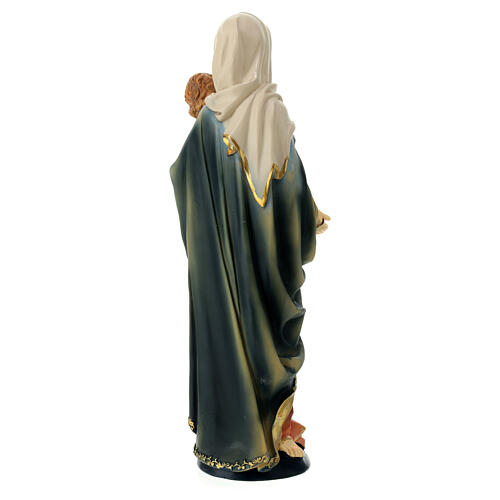 Madonna różaniec i Dzieciątko Jezus figurka 30 cm 5