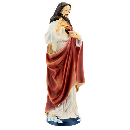 Heiligstes Herz Jesu, Resin, koloriert, 40 cm 4