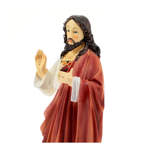 Sacred Heart of Jesus, resin statue, 15 in 2