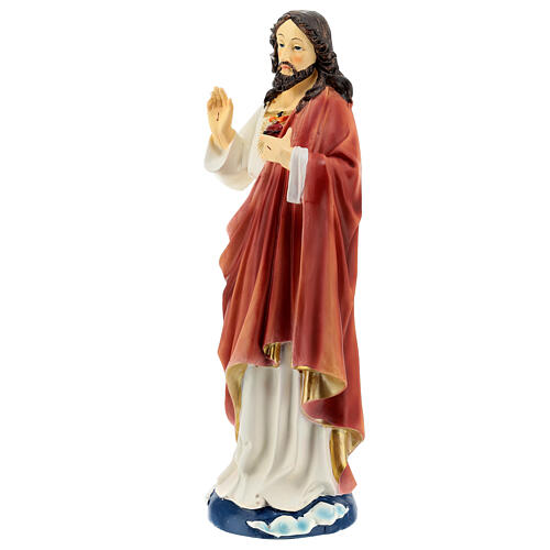 Sacred Heart of Jesus, resin statue, 15 in 3