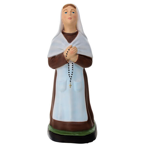 Statue of Bernadette on her knees, indistructible material, 25 cm, outdoor 1