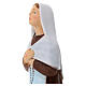 Statue of Bernadette on her knees, indistructible material, 25 cm, outdoor s2