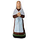 Statua Bernadette in ginocchio materiale infrangibile 25 cm esterno s1