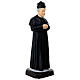 Estatua Don Bosco material infrangible 30 cm exterior s5