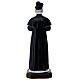 Statua Don Bosco materiale infrangibile 30 cm esterno s7