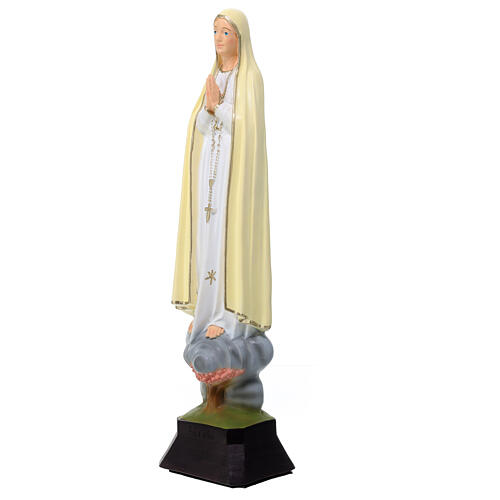 Estatua Virgen de Fátima material infrangible 30 cm exterior 2