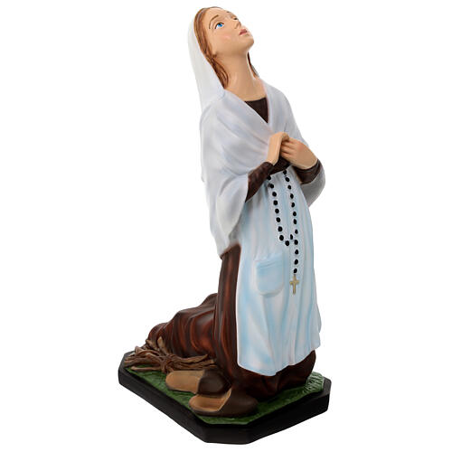 Kniende Bernadette, Statue, aus bruchfestem Material, 40 cm, AUßEN 4