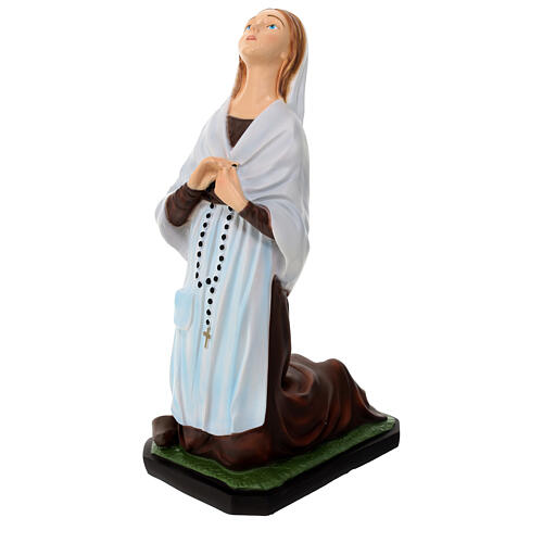 Sainte Bernadette à genoux matière incassable 40 cm statue pour extérieur 3