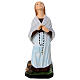 Sainte Bernadette à genoux matière incassable 40 cm statue pour extérieur s1