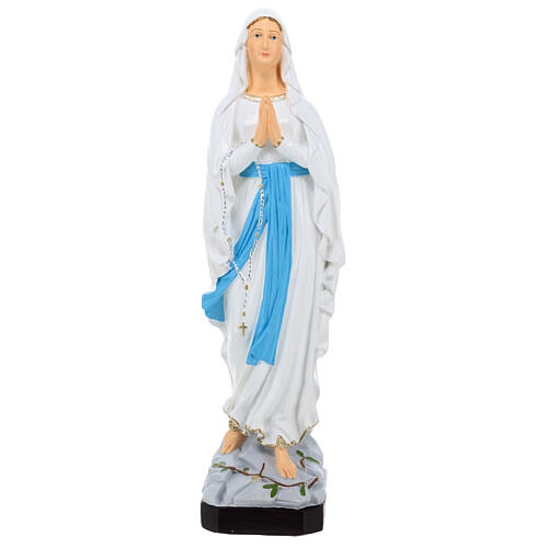 Estatua Virgen de Lourdes material infrangible 40 cm exterior 1