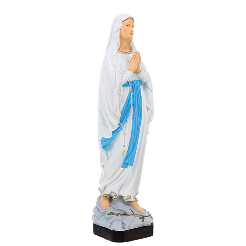 Estatua Virgen de Lourdes material infrangible 40 cm exterior 4