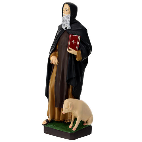 Statue of Saint Anthony the Abbot, unbreakable material 40 cm outdoor 3