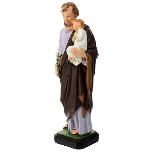 Statue of St Joseph with Infant Jesus, indistructible material, 40 cm
