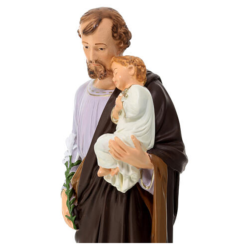 Statue of St Joseph with Infant Jesus, indistructible material, 40 cm