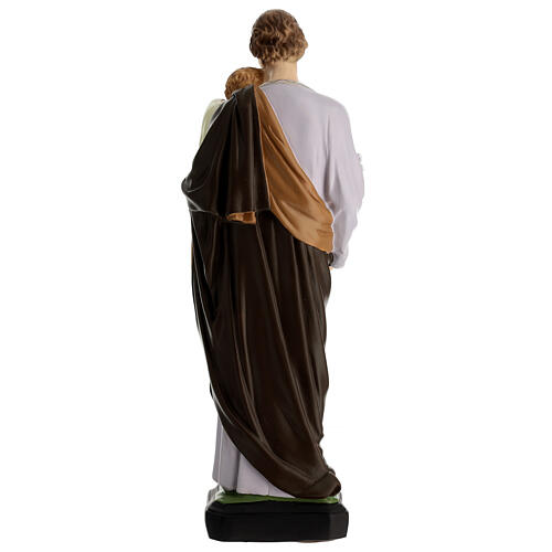 Statue Saint Joseph avec Enfant Jésus matière incassable 40 cm pour extérieur 5