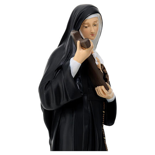 Statua Santa Rita materiale infrangibile 40 cm esterno 6