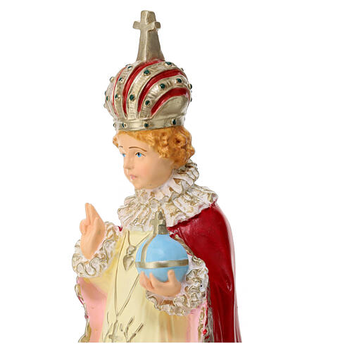 Statua bambino di Praga materiale infrangibile 40 cm esterno 4