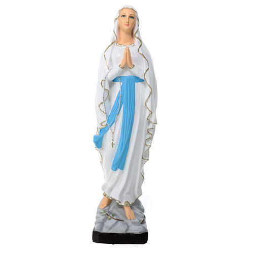 Virgen de Lourdes estatua material infrangible 50 cm exterior 1