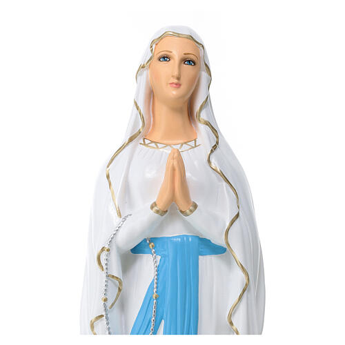 Virgen de Lourdes estatua material infrangible 50 cm exterior 2