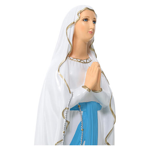 Virgen de Lourdes estatua material infrangible 50 cm exterior 6