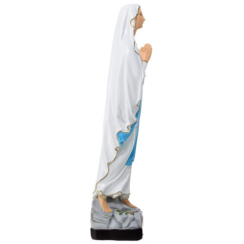 Virgen de Lourdes estatua material infrangible 50 cm exterior 7