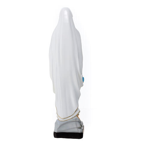 Virgen de Lourdes estatua material infrangible 50 cm exterior 8