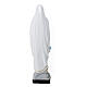 Virgen de Lourdes estatua material infrangible 50 cm exterior s8