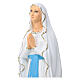 Nossa Senhora de Lourdes PVC inquebrável imagem para exterior 50 cm s4