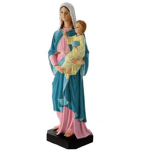 Virgin with Infant Jesus, outdoor statue, indistructible material, 60 cm 3