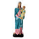 Estatua Virgen con Niño material infrangible 60 cm exterior s1