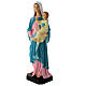 Estatua Virgen con Niño material infrangible 60 cm exterior s3