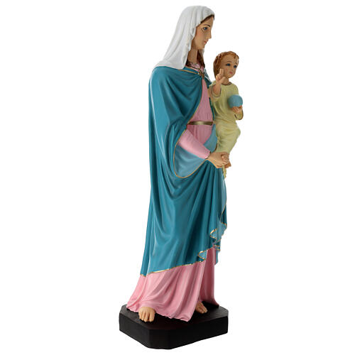 Vierge à l'Enfant statue en matière incassable pour extérieur 60 cm 5
